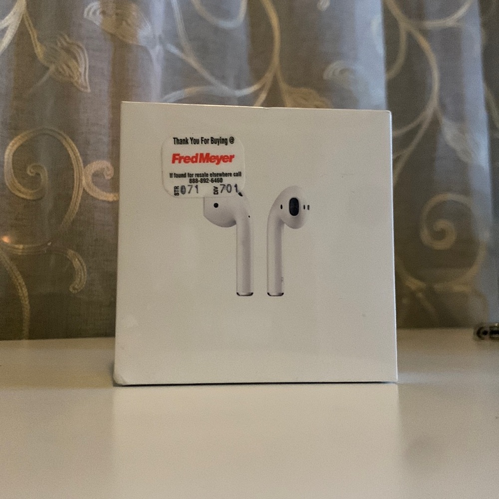 BRAND NEW AirPod’s, new with box and seal, just tore a little